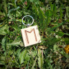 БРЕЛОК ДЕРЕВ'ЯНИЙ КВАДРАТНИЙ РУНА ЕВАЗ (KEYRING WOODEN SQUARE RUNE EVAS)